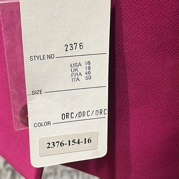 Milano ORCHID BEADED EMBELLISHED Statement JACKET, SPECIAL OCCASION, SIZE 16 - Picture 13 of 13